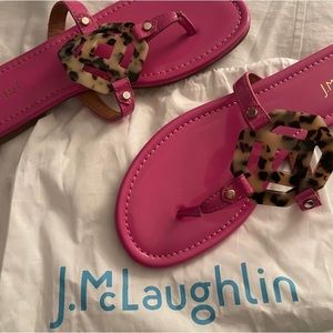 J.McLaughlin pink summer sandals